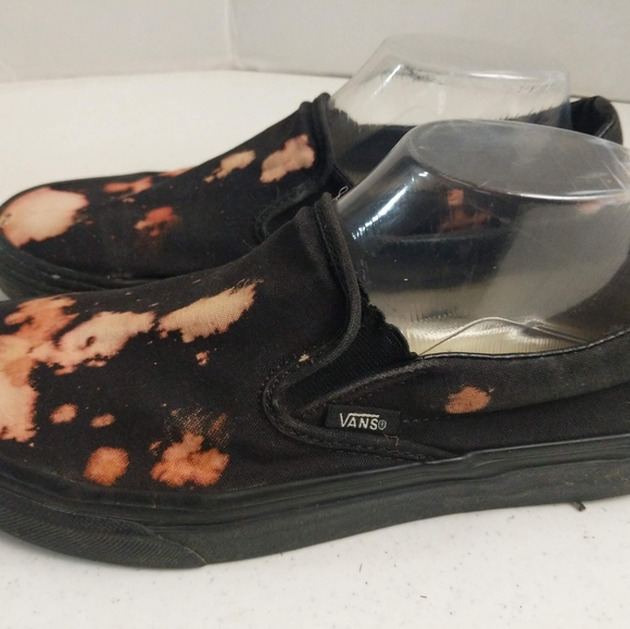 Vans Mens 9 Distressed Slip-On Bleached Distroyed Shoes Women's 10.5 - Picture 6 of 14